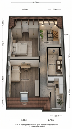 Floorplan - Veeweg 85, 6374 AN Landgraaf